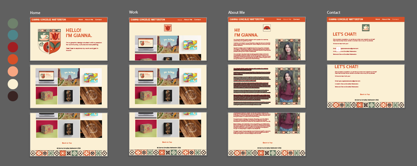 Main Page Layouts